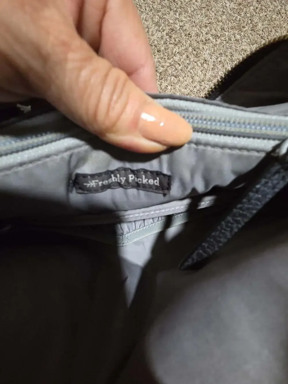 Freshly Picked Classic Diaper Backpack in Black Vegan Leather